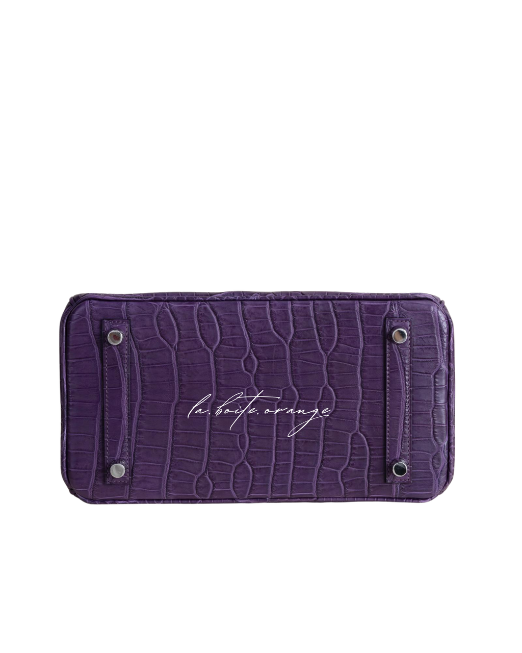 Birkin 25 Matte Porosus Crocodile 9G Amethyste