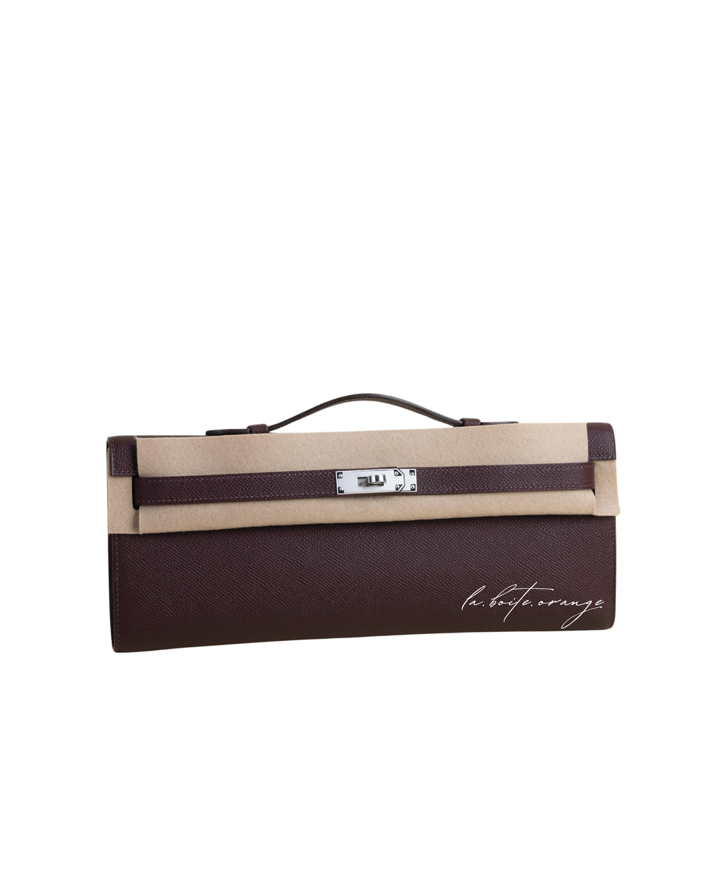 Kelly cut Epsom 0G Rouge sellier