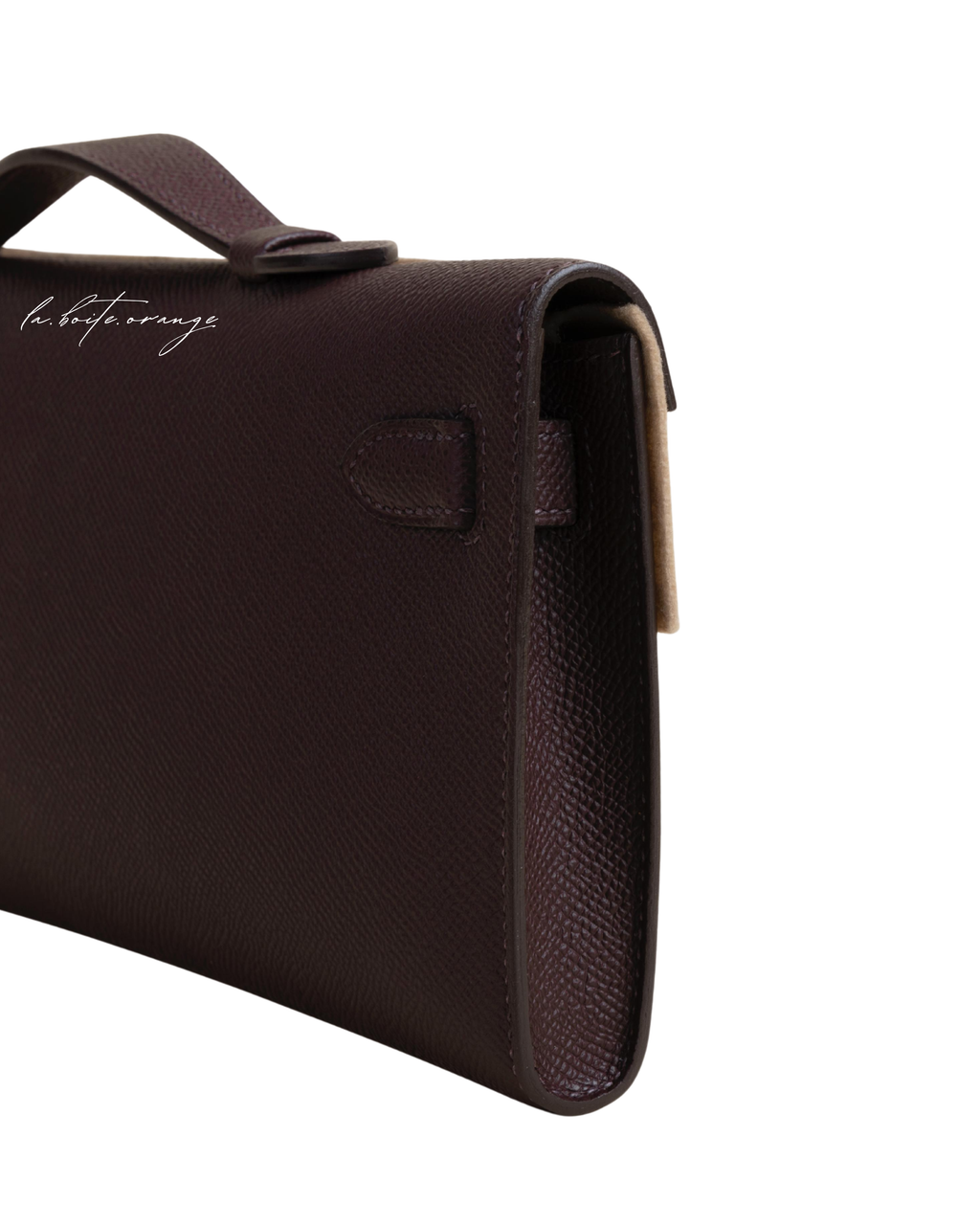 Kelly cut Epsom 0G Rouge sellier