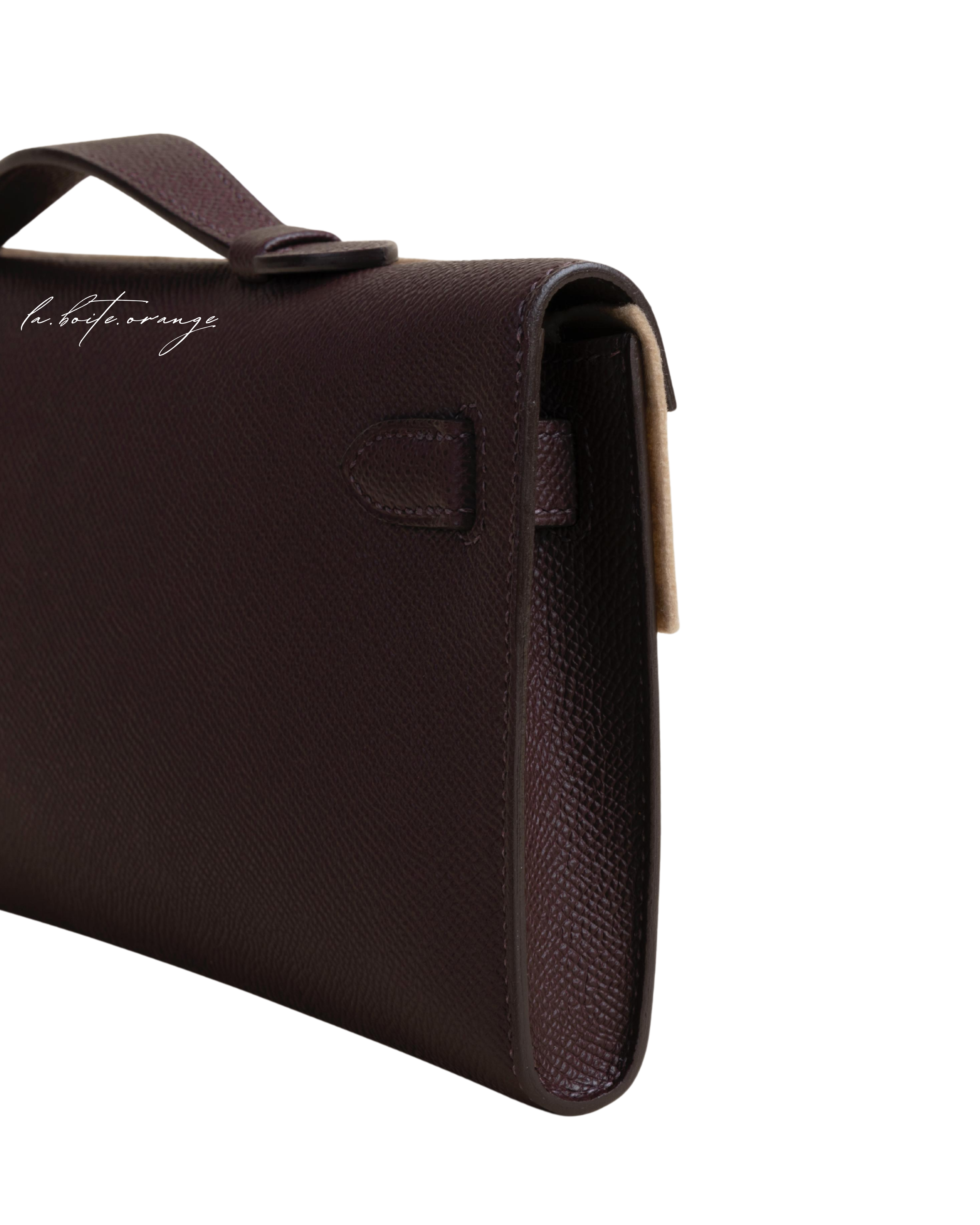 Kelly cut Epsom 0G Rouge sellier