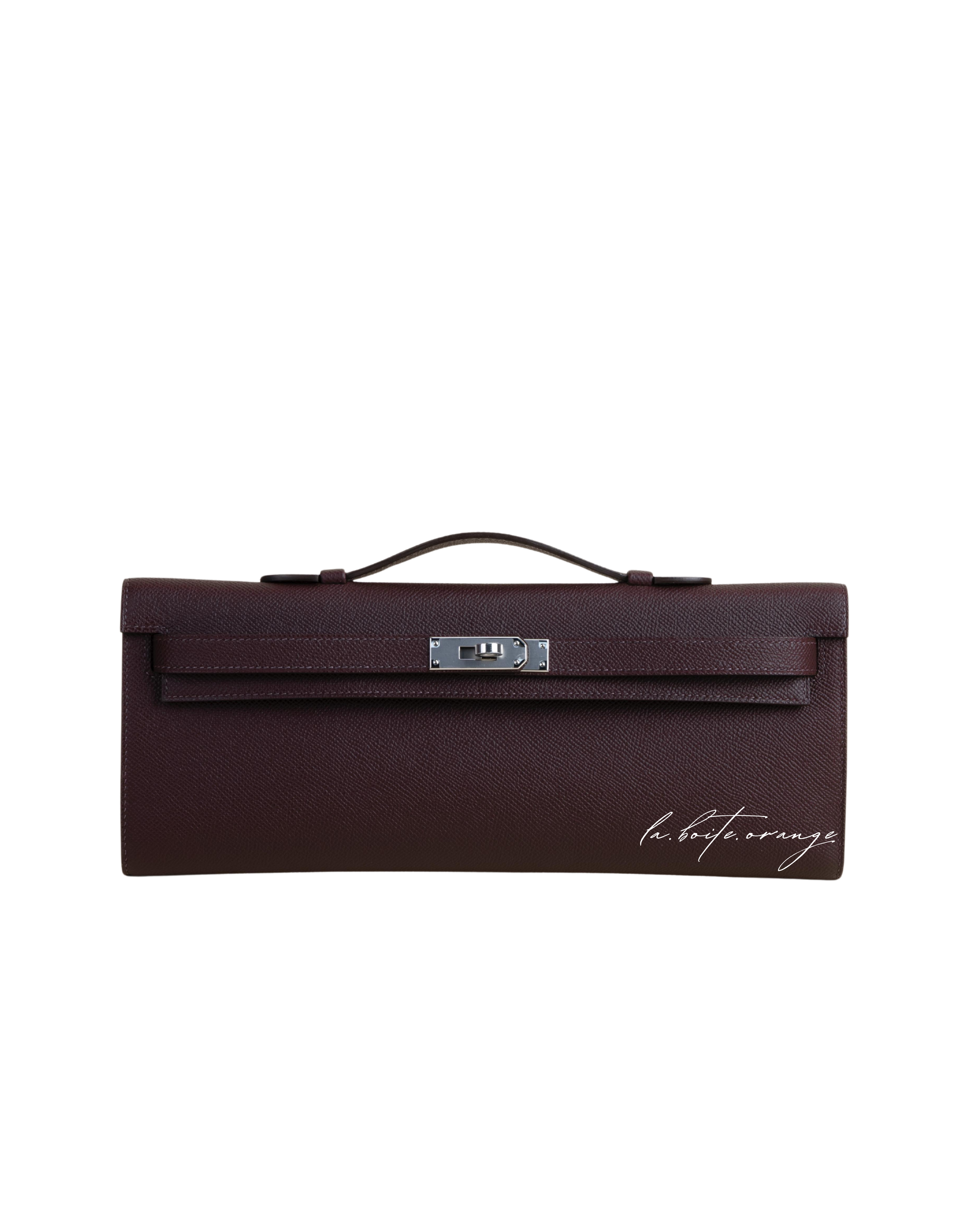 Kelly cut Epsom 0G Rouge sellier