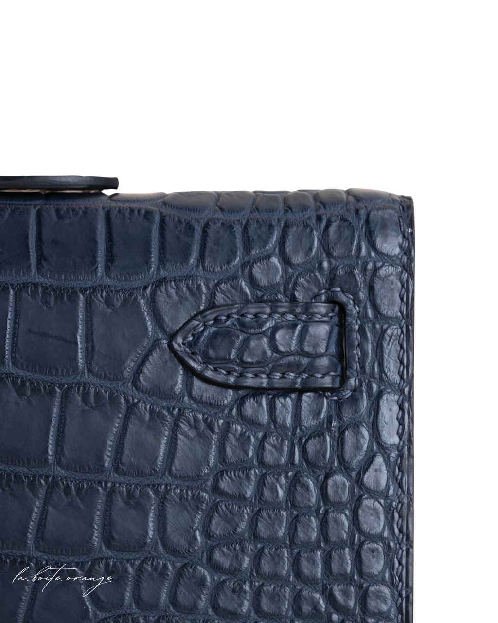 Kelly cut Matte porosus Coro 2Z Blue nuit