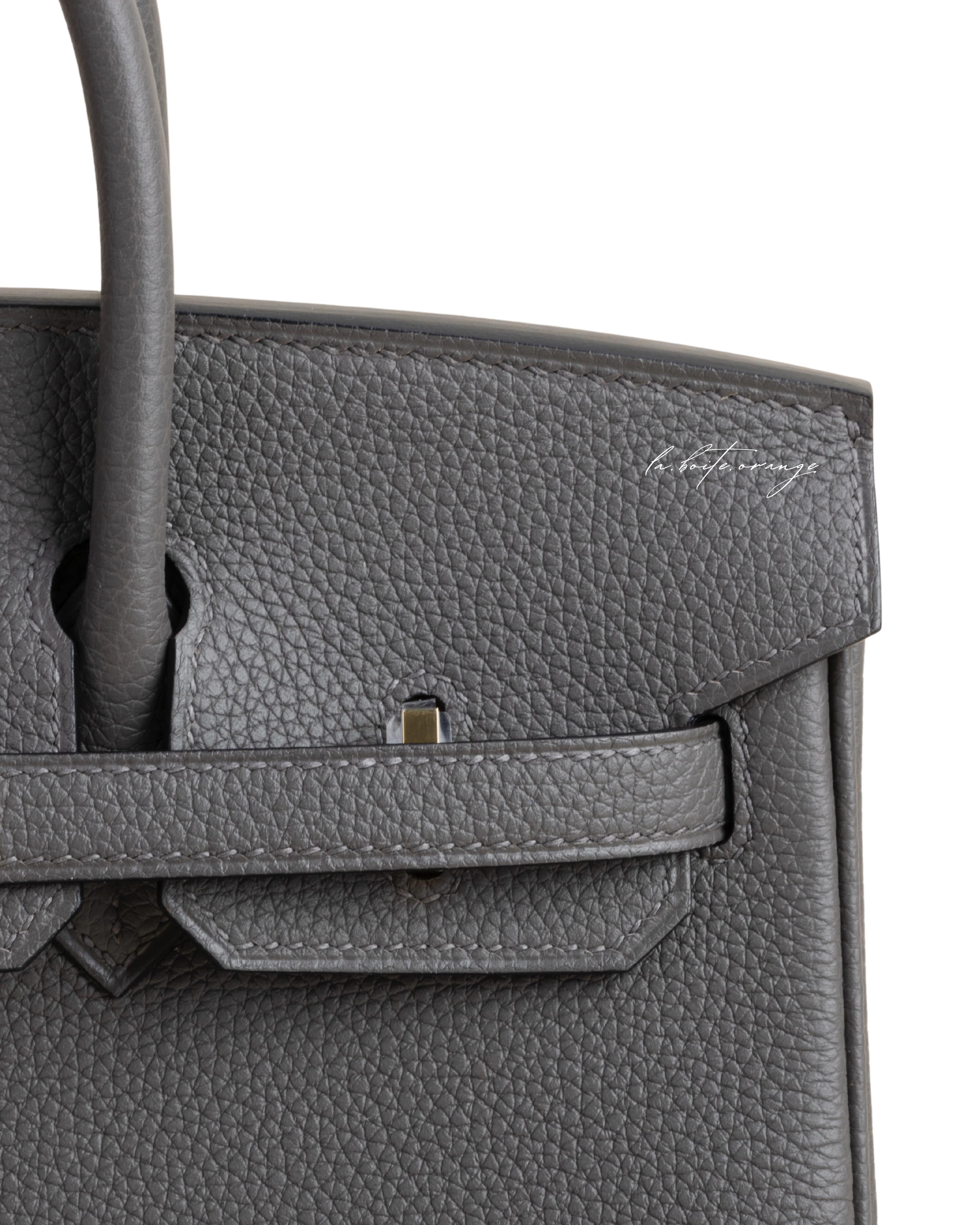 Birkin 25 Togo 8F Etain