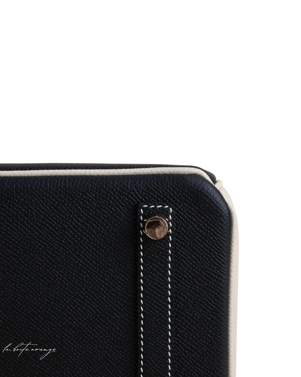 Birkin 25 Epsom 89 Noir/10 Craie RGHW