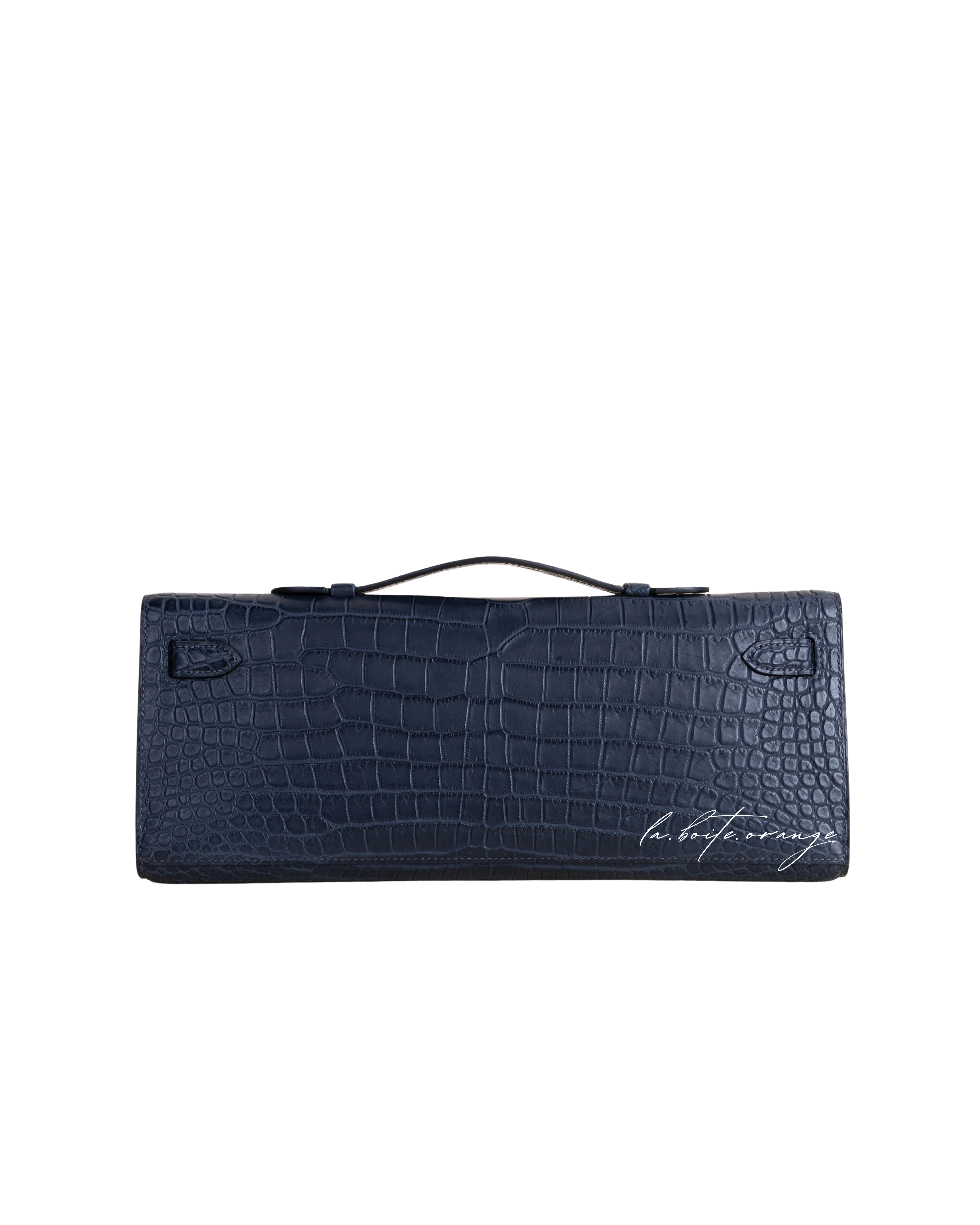 Kelly cut Matte porosus Coro 2Z Blue nuit