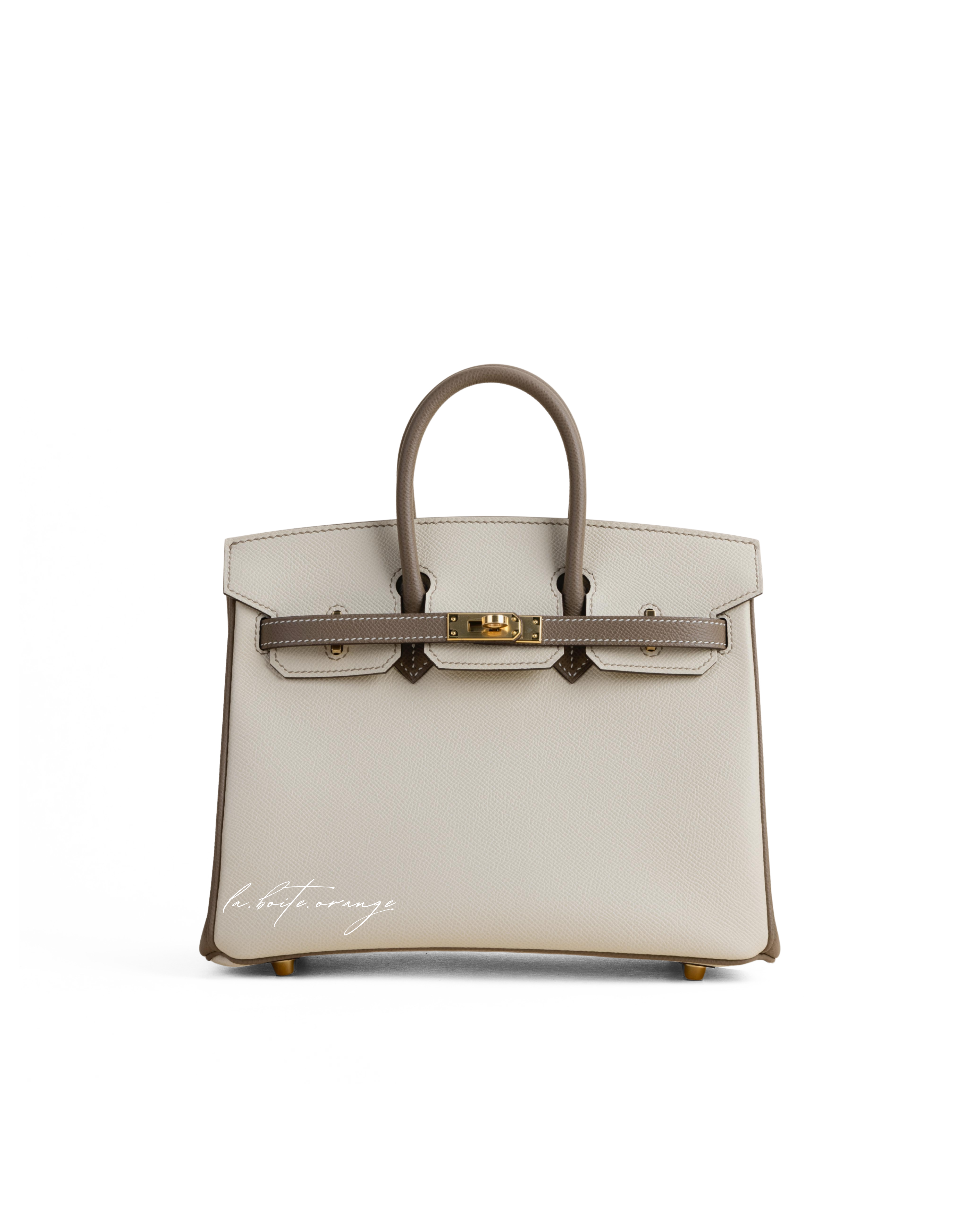 Birkin 25 Togo CC10 chalk/CC Tinder