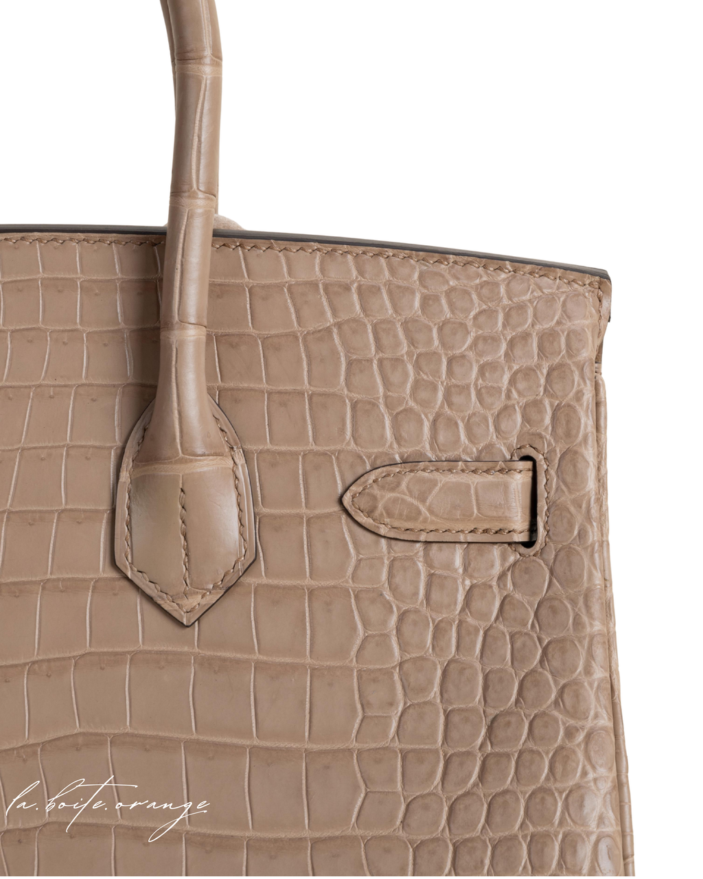 Birkin 30c Matte Porosus Crocodile 0M Chai