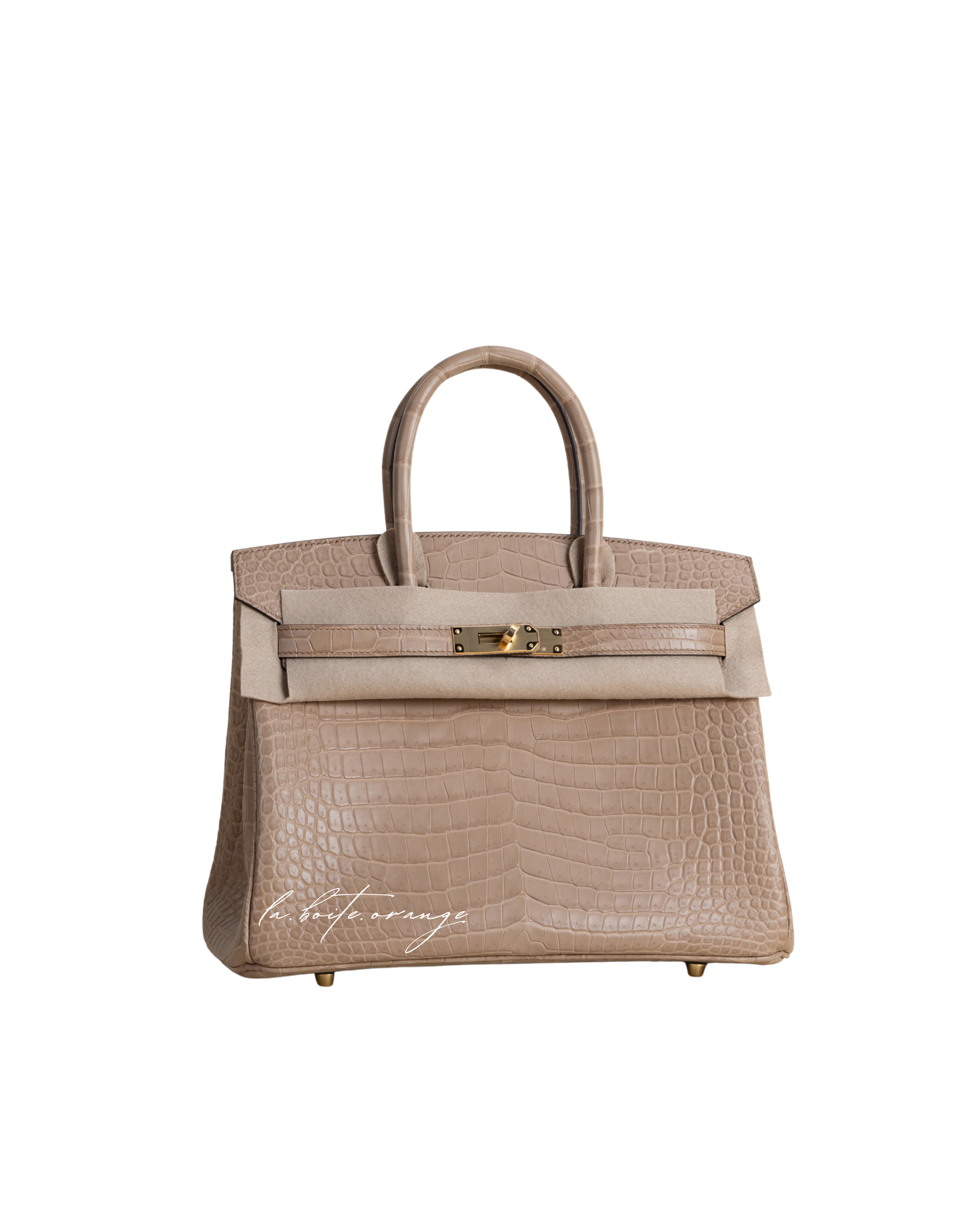 Birkin 30c Matte Porosus Crocodile 0M Chai
