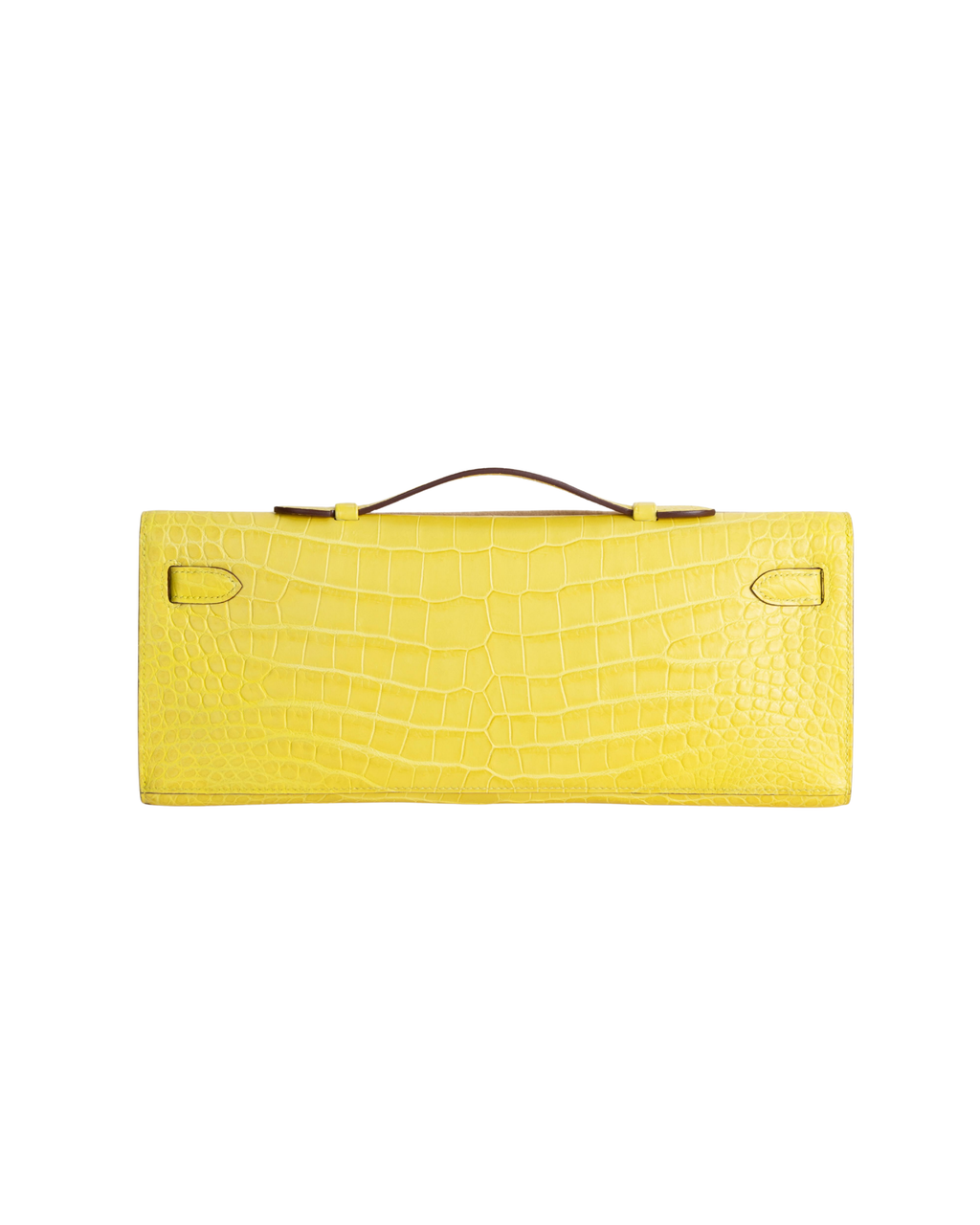 Kelly cut Matte Porosus Crocodile 9R Lime