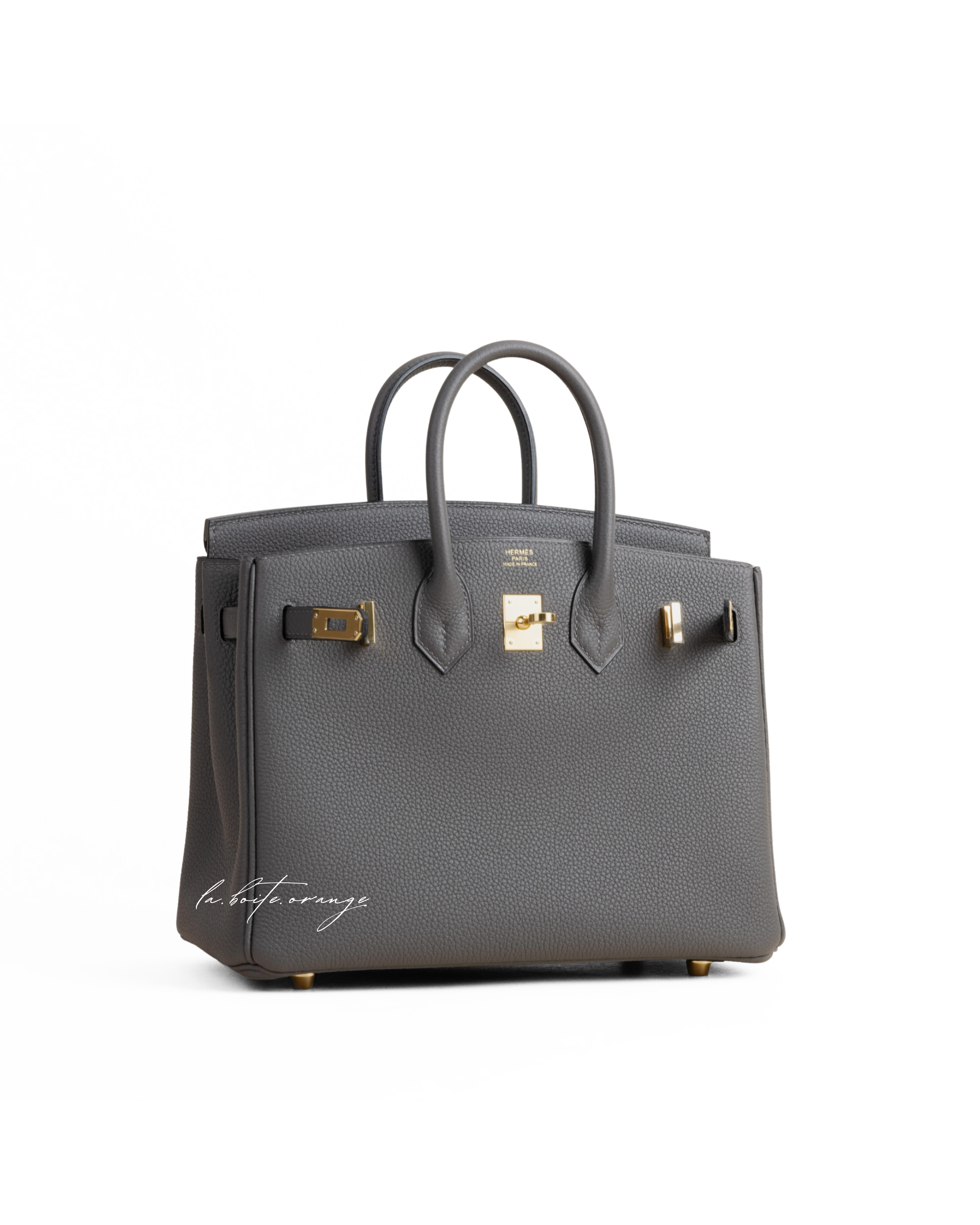 Birkin 25 Togo 8F Etain
