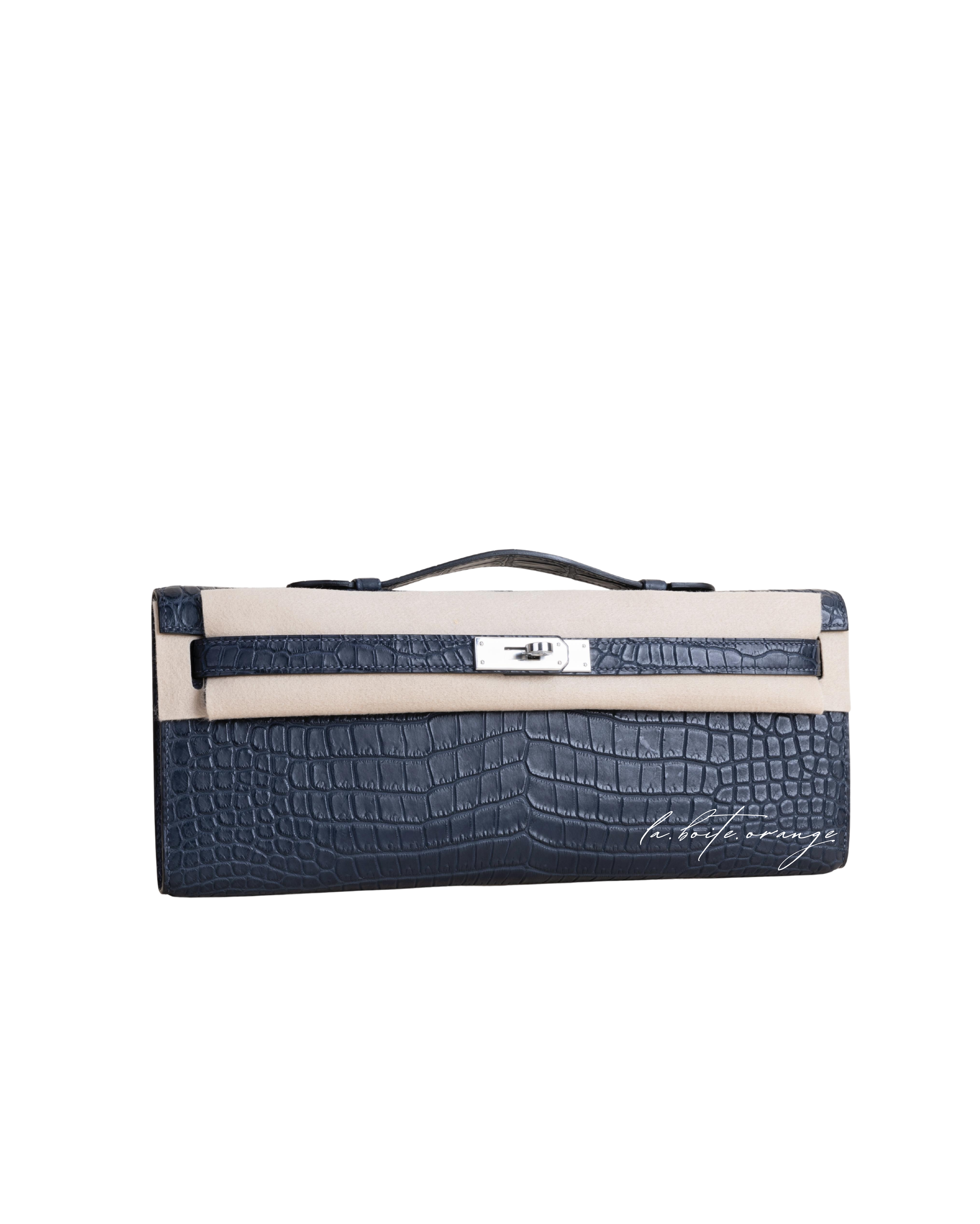 Kelly cut Matte porosus Coro 2Z Blue nuit