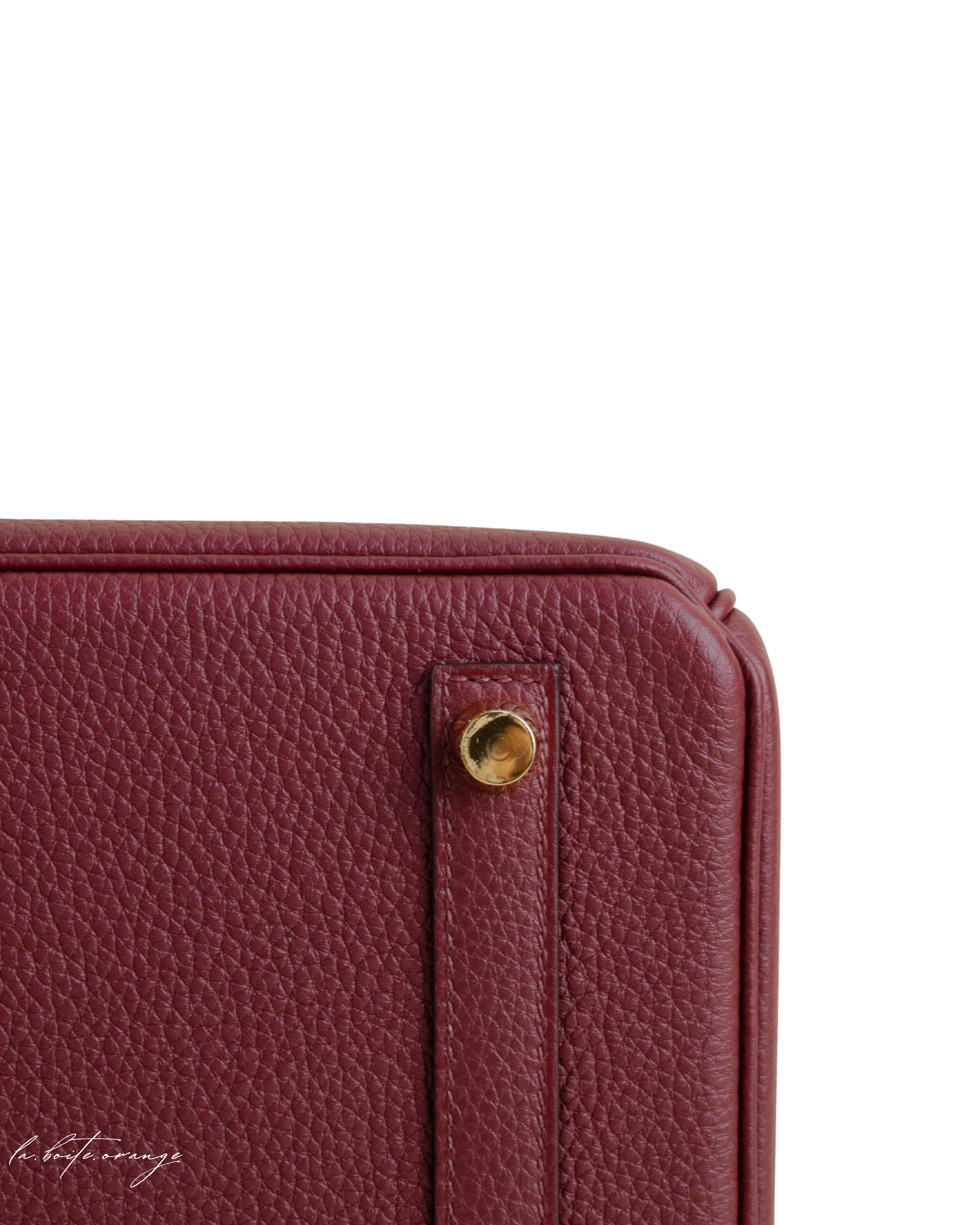 Birkin 25 Togo 55 Rouge H