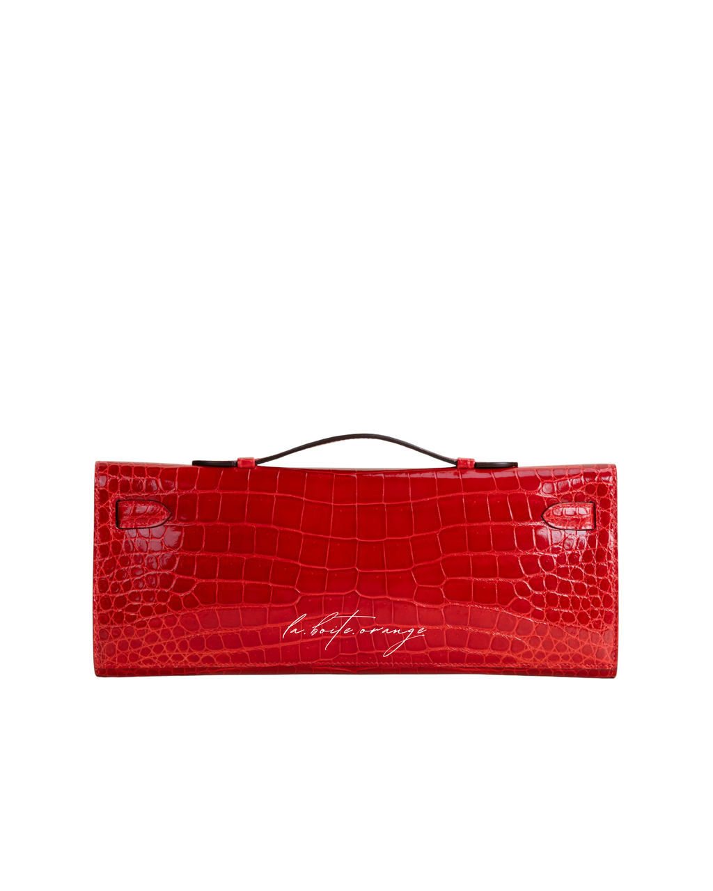 Kelly cut Shiny Porosus Crocodile 95 Braise