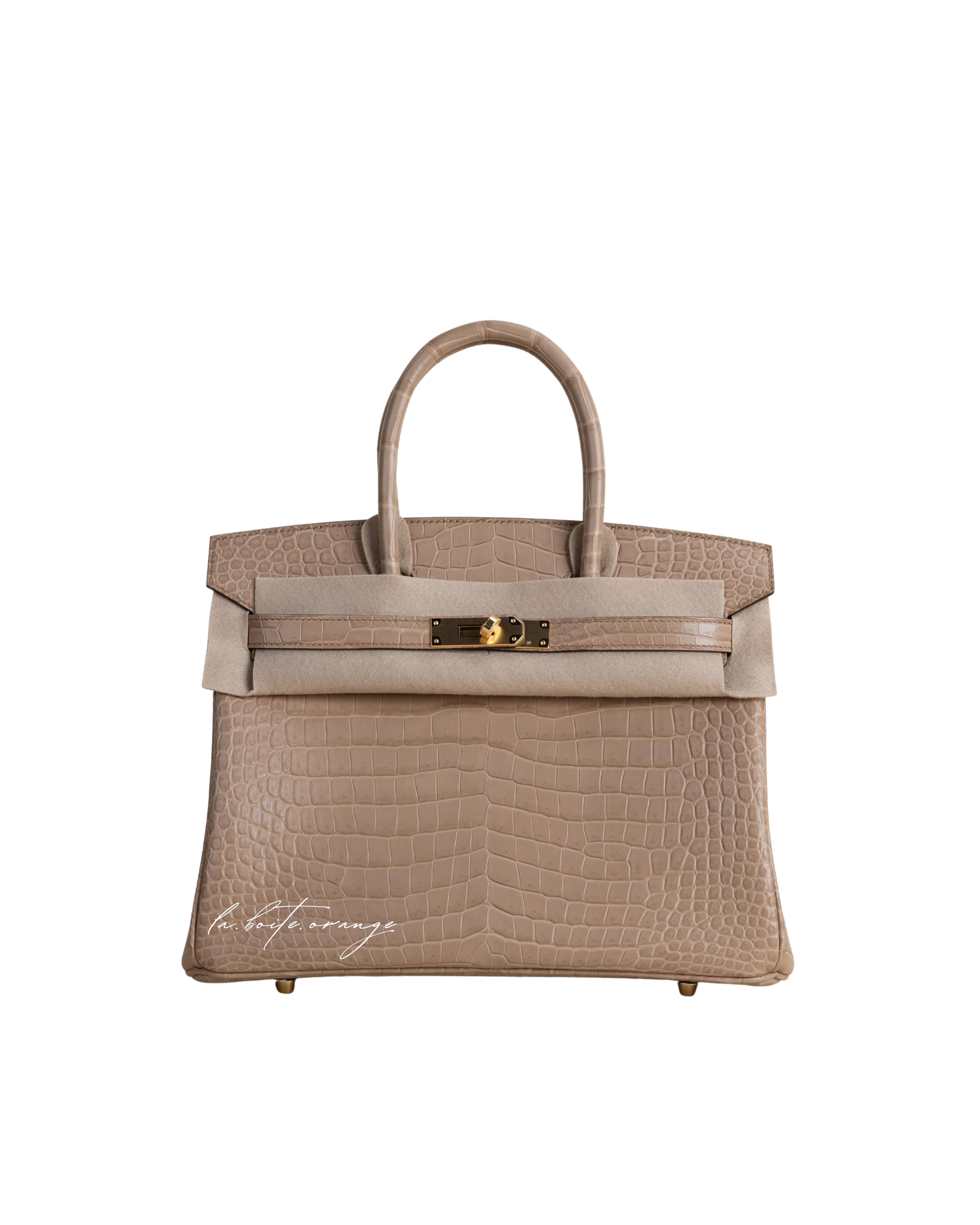 Birkin 30c Matte Porosus Crocodile 0M Chai