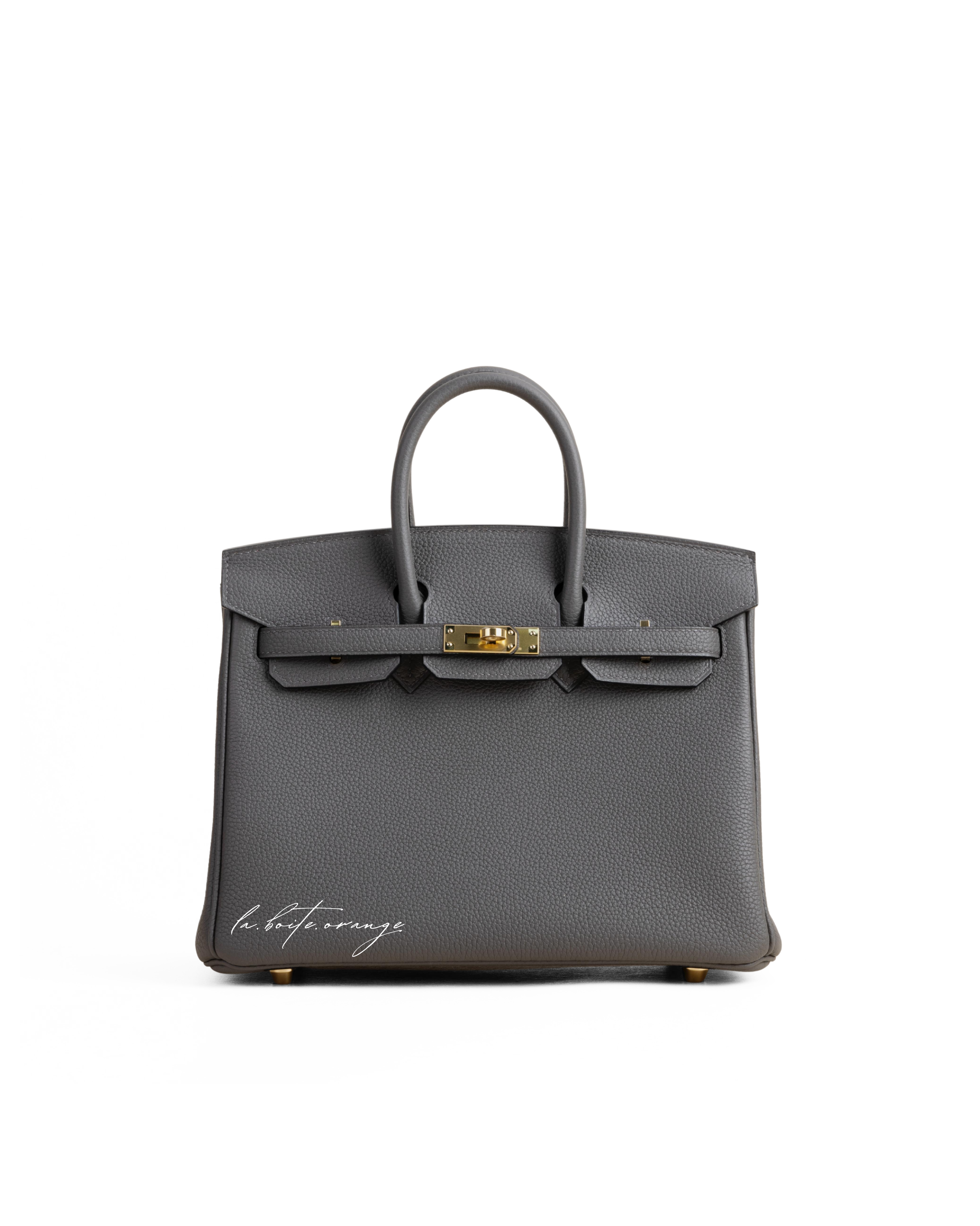 Birkin 25 Togo 8F Etain